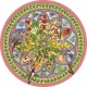 Erin E. Hunter Floral Compass 500-Piece Circular Jigsaw Puzzle