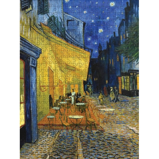 Vincent Van Gogh Terrace of A Café At Night 500-Piece Jigsaw Puzzle