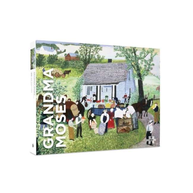 Grandma Moses Moving Day On the Farm 1000-Piece Jigsaw Puzzle