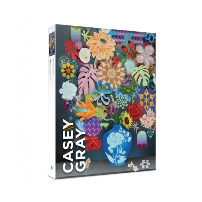 Casey Gray Still Life with Flowers 1000-Piece Jigsaw Puzzle