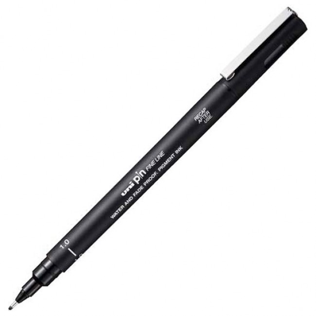 Μαρκαδόρος Uni Pin 1.0 fine line - Black