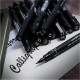 Μαρκαδόρος Uni Pin brush fine line - Black