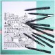 Μαρκαδόρος Uni Pin 0.05 fine line - Black