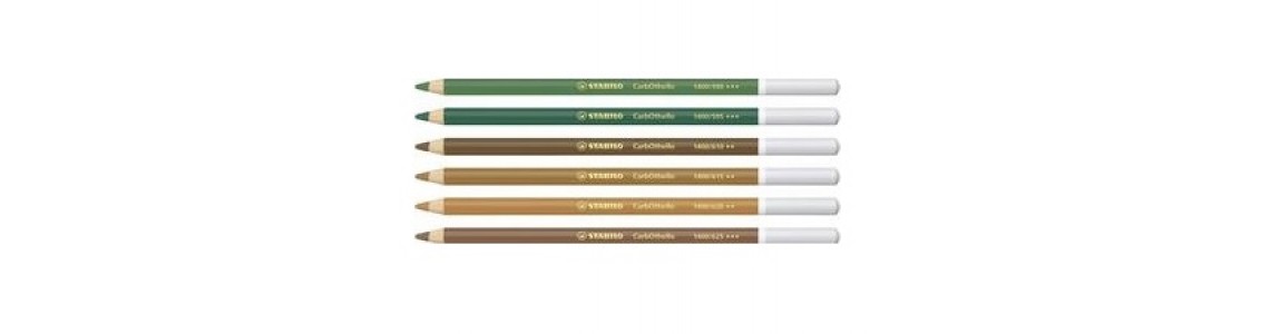 Earth Colours Carbothello pastel pencils