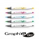 Ακρυλικοί μαρκαδόροι με διπλή μύτη Graph'it GO! melon